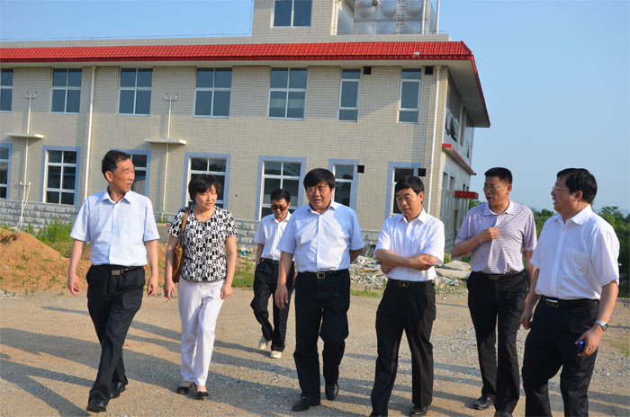 市長喬新江一行視察我院異地項目建設