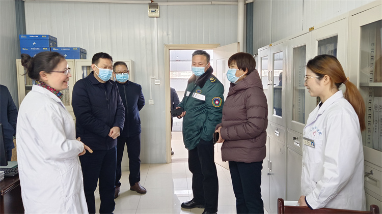 新年新氣象 問候再送到——市中醫院黨委班子深入一線送祝福話發展